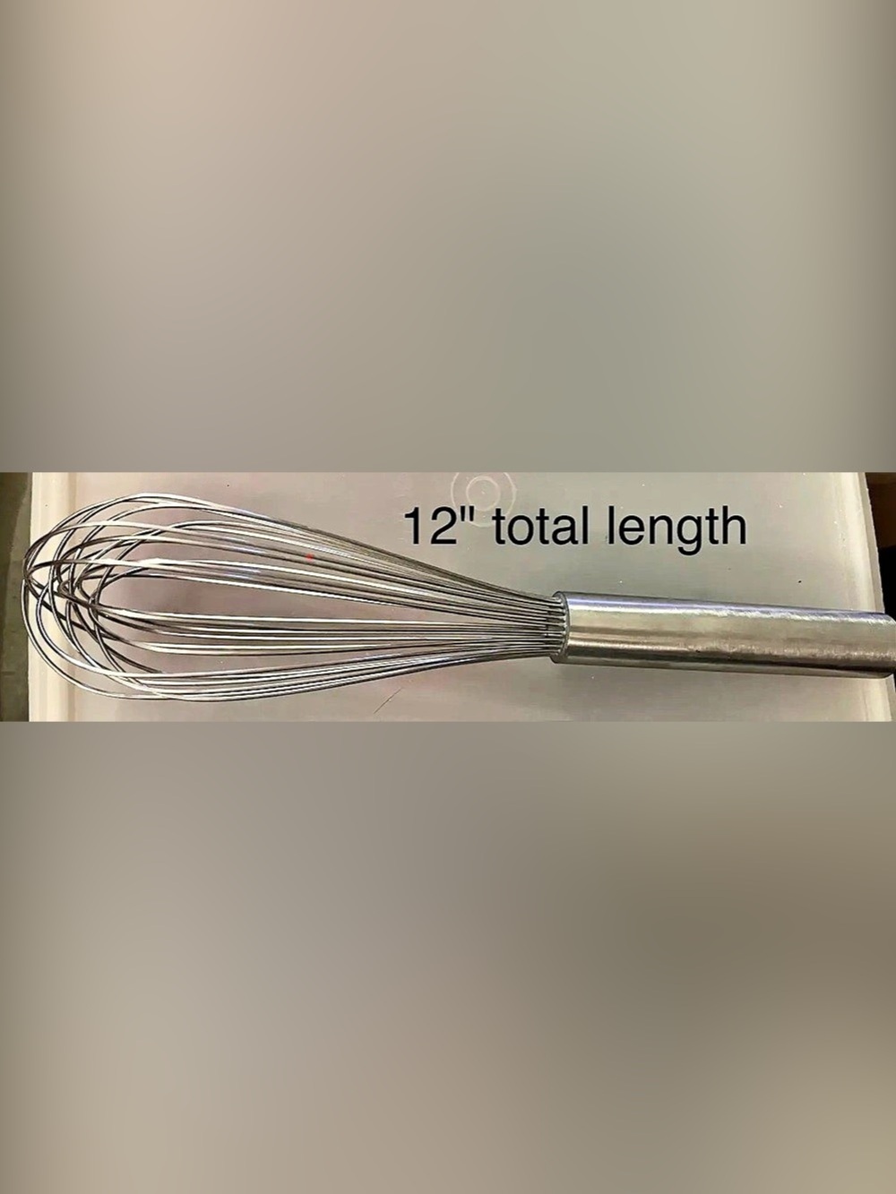 Epicure Whisk 12-Inch Stainless Steel